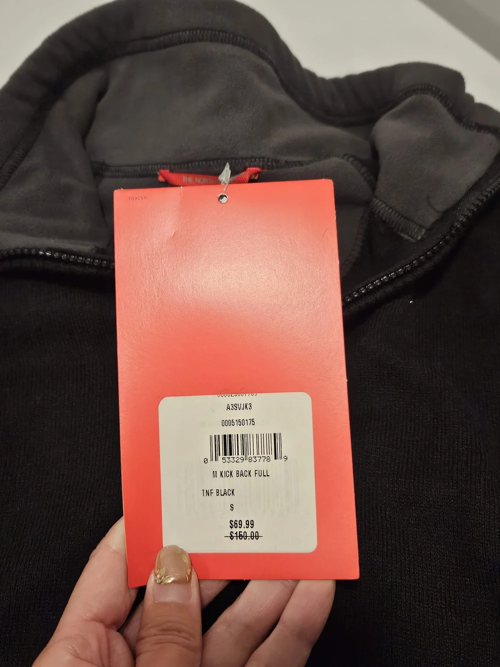 The North Face Men's Black Full-Zip Sweater
